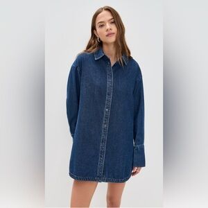 Lioness | Denim Shirt Dress | NWT
